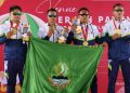 Atlet Terjun Payung Sumbang Emas pada PON XXI di Kodam III/Slw