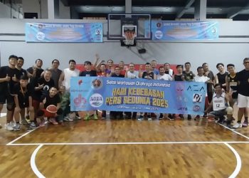 Peringati Hari Kebebasan Pers 2025, PWI Pusat Apresiasi Turnamen Basket Siwo PWI 3×3
