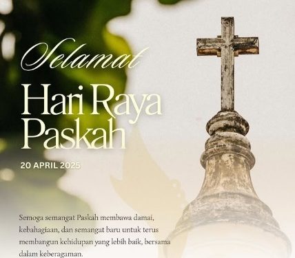 Rafael Situmorang, Anggota Komisi I DPRD Jabar, Selamat Hari Paskah 2025