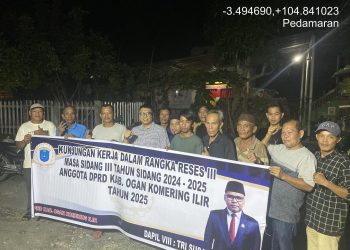 Infrastruktur Jadi Prioritas, Tri Susanto Kumpulkan Aspirasi Warga Pedamaran V