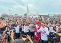 Muchendi Mahzareski Ikuti Pertandingan Final Sepak Bola Antar Desa di Pedamaran