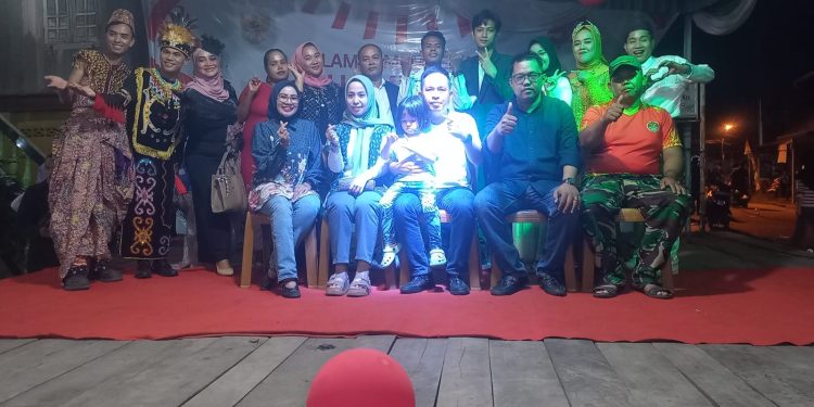 Malam Puncak Lomba Karaoke Pedamaran 1, Camat Meriahkan Acara untuk Warga
