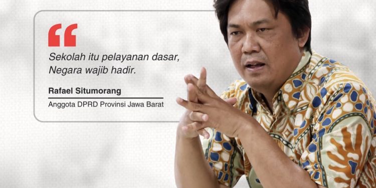 Rafael Situmorang Soroti Zonasi: Pendidikan Bukan Soal Angka Tapi Masa Depan