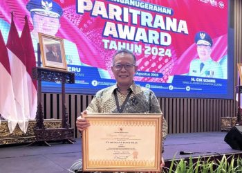 Juara 1 Paritrana Award Sumsel 2024 Diterima Oleh PT OKI Pulp dan Paper Mills