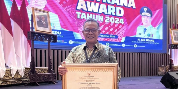 Juara 1 Paritrana Award Sumsel 2024 Diterima Oleh PT OKI Pulp dan Paper Mills