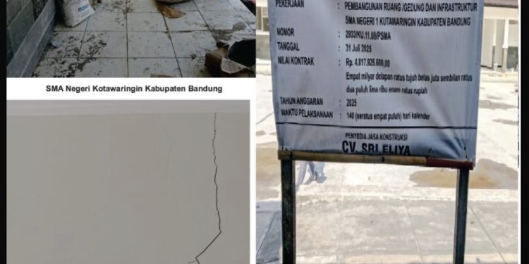 USB SMAN 1 Kutawaringin Mengalami Masalah, Komisi V DPRD Jabar Tanggapi Kualitas Konstruksi